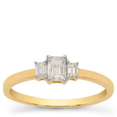 SI Diamond Ring in 18K Gold 0.50ct