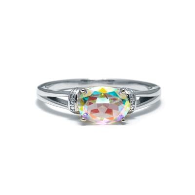 Mercury Mystic Topaz Ring in Sterling Silver 1.50cts