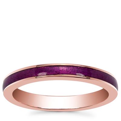 Ring in Rose Gold Plated Sterling Silver