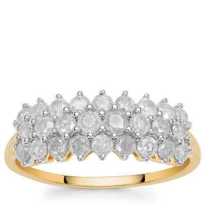 GH Diamonds Ring in 9K Gold 1cts