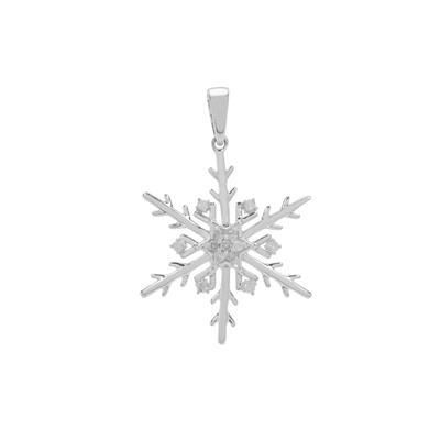Diamonds Pendant in Sterling Silver 0.11ct
