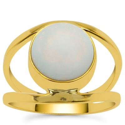 Amhara Opal Ring in Gold Plated Sterling Silver 2cts