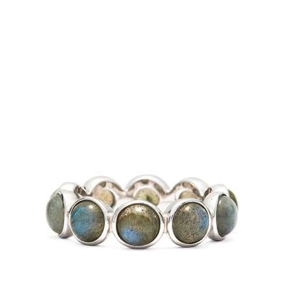 Paul Island Labradorite Ring in Sterling Silver 5.60cts