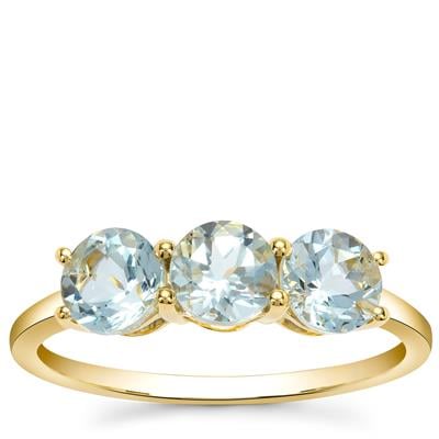 Pedra Azul Aquamarine Ring in 9K Gold 1.35cts