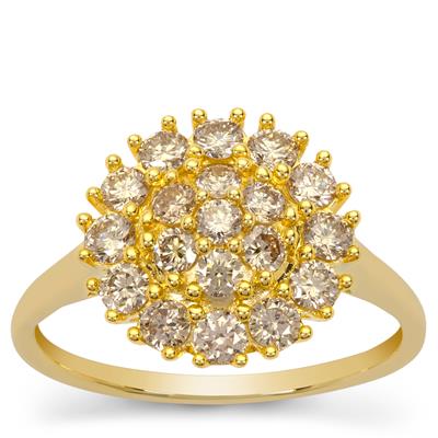 VSI Blush Diamond Ring in 9K Gold 1ct