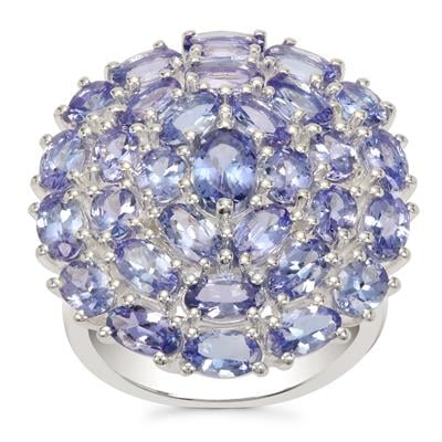 Tanzanite Ring in Sterling Silver 6.55cts