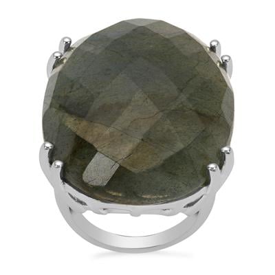 Labradorite Ring in Sterling Silver 48.30cts