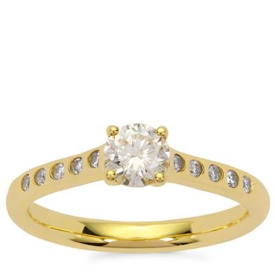 Diamond Ring  in 18K Gold 0.64ct