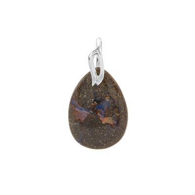 Boulder Opal Pendant in Sterling Silver 19.30cts