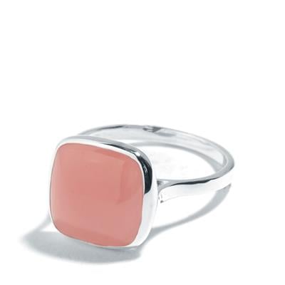 Guava Quartz Ring in Sterling Silver 6cts