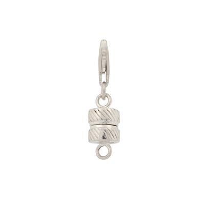 Magnetic Clasp with Lobster Lock in Sterling Silver