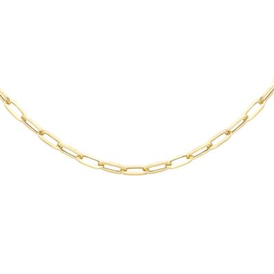 Paperclip Chain in 9K Gold 46cm/18' | Gemporia