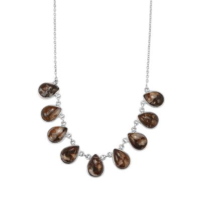 Wild Horse Jasper Necklace in Sterling Silver 47.13cts