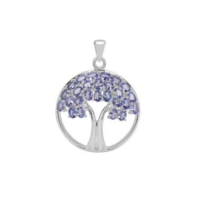 Tanzanite Pendant in Sterling Silver 4.25cts