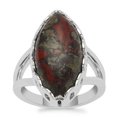 Cabo Verde Dragonstone Ring in Sterling Silver 11.60cts