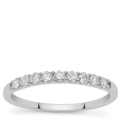 9K White Gold Tomas Rae Diamond Ring 