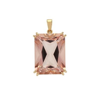 Galileia Topaz Pendant in 9K Gold 27.30cts