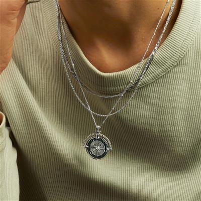 Talisman Guidance Sterling Silver Coin Pendant 