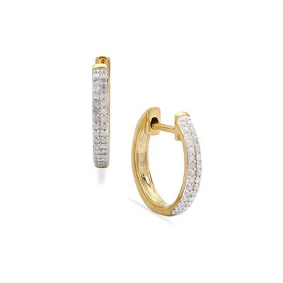 Diamond Earrings in 9K Gold 0.26ct