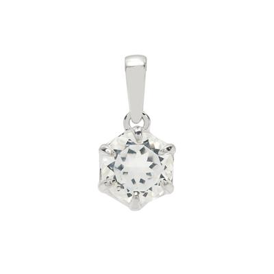 Himalayan Beryl Pendant in Sterling Silver 1.75cts