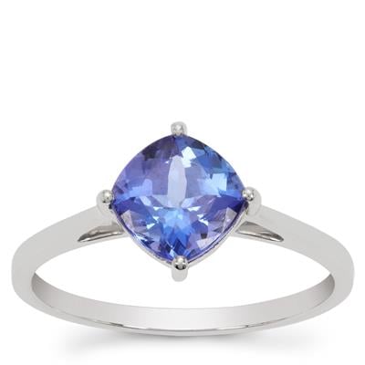 AAA Tanzanite Ring in Platinum 950 1.23cts