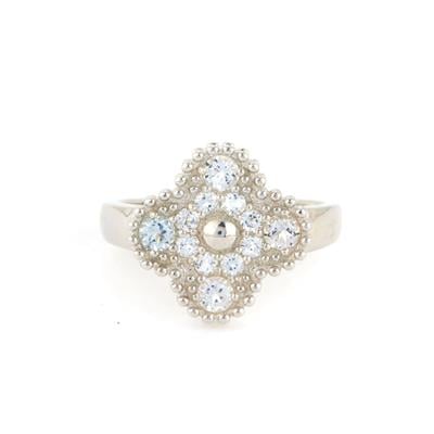 White Topaz Ring in Sterling Silver 0.85ct