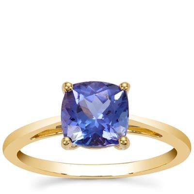 AAA Tanzanite Ring in 9K Gold 1.75cts