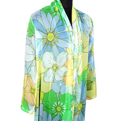 Destello Floral Print Shrug Cardigan Dress Free size (Choice of Green or Brown)