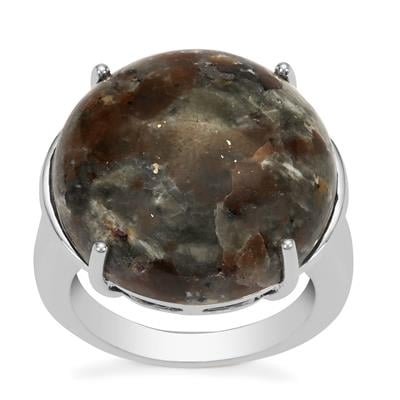 Yooperlite Ring in Sterling Silver 23.20cts