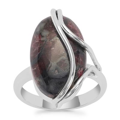 Eudialyte Ring in Sterling Silver 11cts