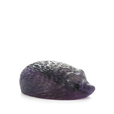 68ct Fluorite Carved Hedgehog
