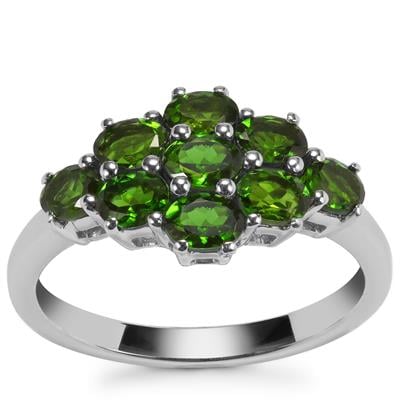 Chrome Diopside Ring in Sterling Silver 1.69cts