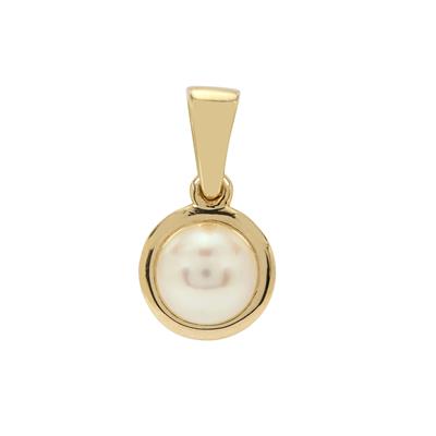 Akoya Cultured Pearl Pendant in 9K Gold (6mm)