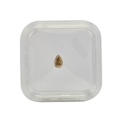 2/3ct Intense Fancy Champagne Diamond Box (N)