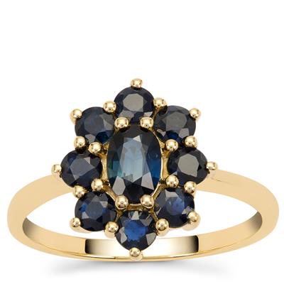 Australian Blue Sapphire Ring in 9K Gold 1.85cts