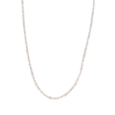 Rainbow Moonstone Necklace in Sterling Silver 38.80cts 