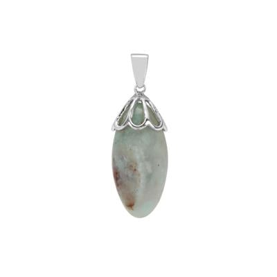 Aquaprase™ Pendant in Sterling Silver 23.05cts