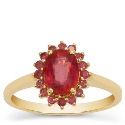 Bemainty Ruby Ring in 9K Gold 2.25cts 
