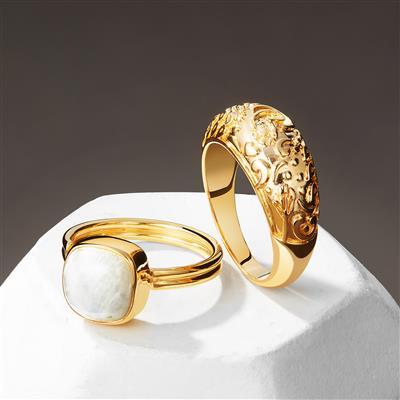 Ring in Gold Plated Sterling Silver