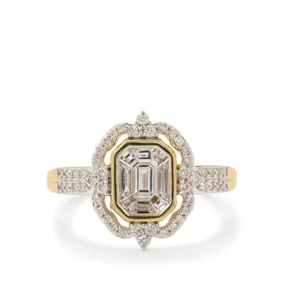 Diamond Ring in 18K Gold 0.71ct