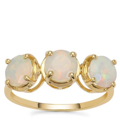 Ethiopian Opal Ring in 9K Gold 1.45cts