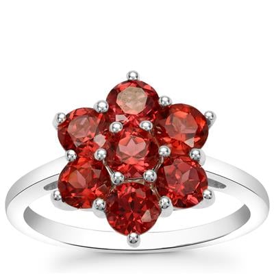 Nampula Garnet Ring in Sterling Silver 2.35cts