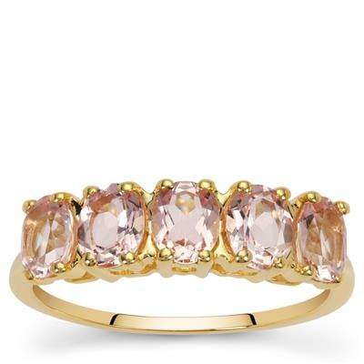 Idar Pink Morganite Ring in 9K Gold 1.50cts