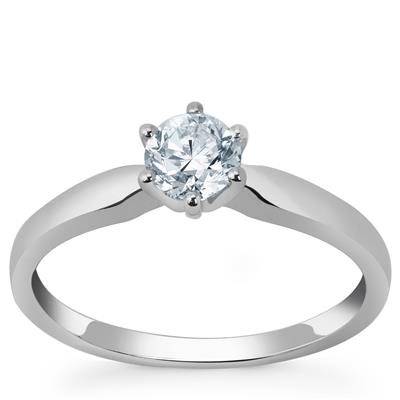 18K White Gold Lorique Diamond Ring 0.52cts