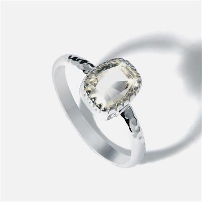 Selene Crystal Quartz Ring