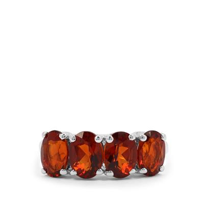 Madeira Citrine Ring in Sterling Silver 2.82cts