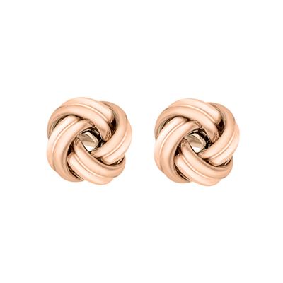 Earrings  in Rose Gold Plated Sterling Silver 12mm