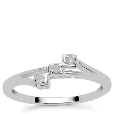 Diamonds Ring in Sterling Silver