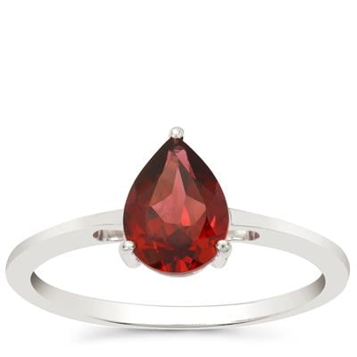 Nampula Garnet Ring in Sterling Silver 1.25cts
