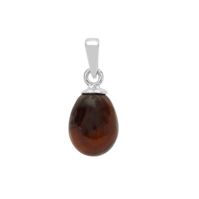 Red Tiger's Eye Pendant in Sterling Silver 7.70cts